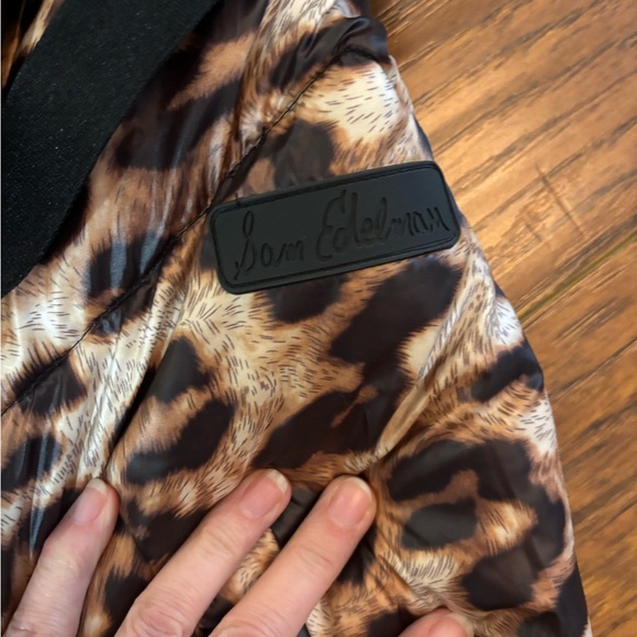 Sam Edelman Leopard Print Puffer Jacket - Small - Picture 6 of 6